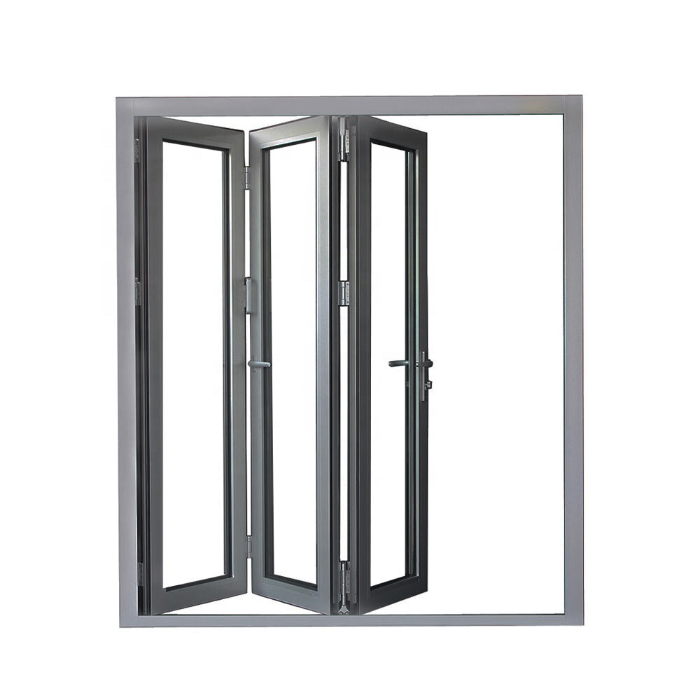 Bifold doors aluminum window or door configuration