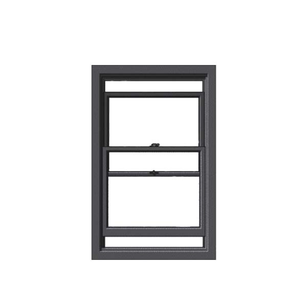 Hung aluminum window or door configuration